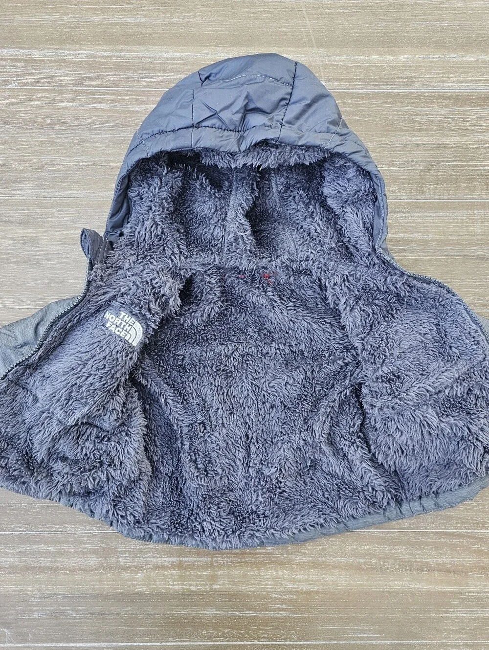The North Face 0-3mo Fleece Lined Reversible Jacket